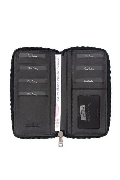 Pierre Cardin Black Leather Unisex Wallet 11057
