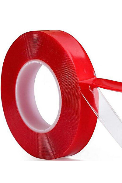 Genel Markalar Şeffaf Akrilik Silikon Bant Çift Taraflı Bant Montaj Bandı 18mm X 2m