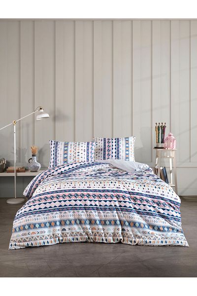 üntaş Life Double Sided Pyramid Single Duvet Cover Set Pyramitstek