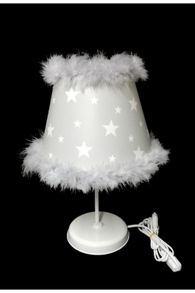 TEKAY AYDINLATMA Girl's room boy's room star feather lampshade