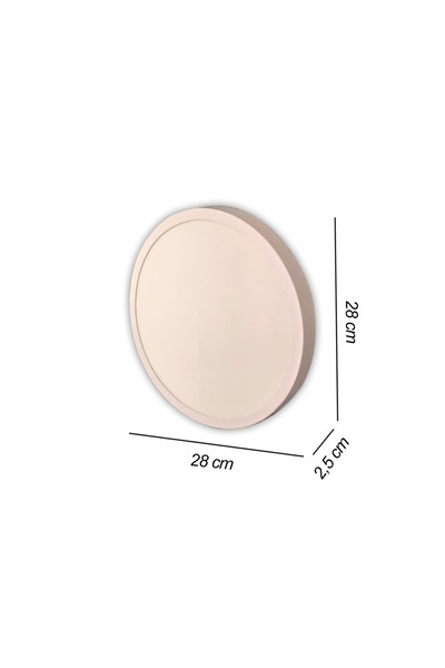 ADALED Panel Led Avize Sıva Üstü Tavan Glop Tavan Armatürü Salon-balkon Banyo-lambası Beyaz Işık