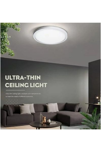 ADALED Panel Led Chandelier Surface Mounted Ceiling Globe Ceiling Luminaire Living Room-balcony Bathroom-lamp White Light