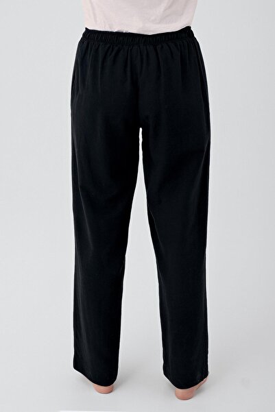 Artış Women's Linen Pocket Elastic Pipe Leg Trousers