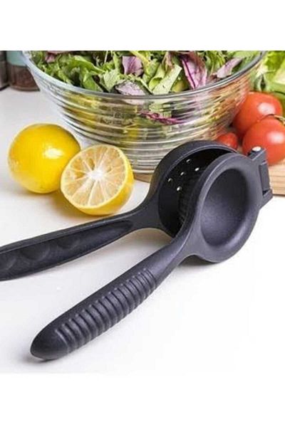Dalian Home Lux Black Practical Real Cast Iron Lemon Squeezer