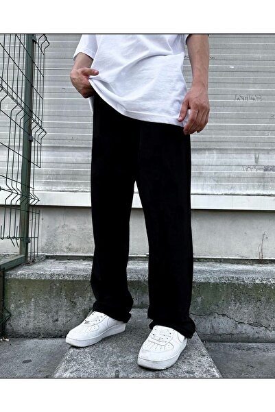 THE WHITE Trening negru supradimensionat pentru bărbați