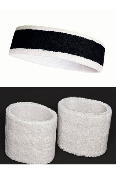 SportyBand Hair Band and Bracelet Set 3 PiecesHeadband