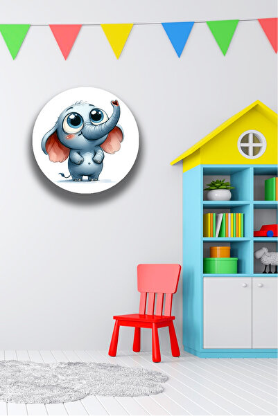 Nod Modele de pictură din lemn pentru camera copiilor, colorate, drăguțe, decorațiuni de perete cu animale, decorațiuni pentru casă