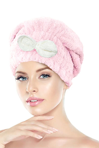 CHIZGY Двохкомпонентний набір рушників для волосся з гумкою та бантиком і мікрофібровим рушником для волосся з 2 кнопками