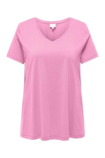 Only Carmakoma CARBONNIE LIFE S/S V A-SHAPE TEE NOOS