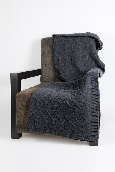 BARK Home 110x170 Triko Battaniye Antrasit