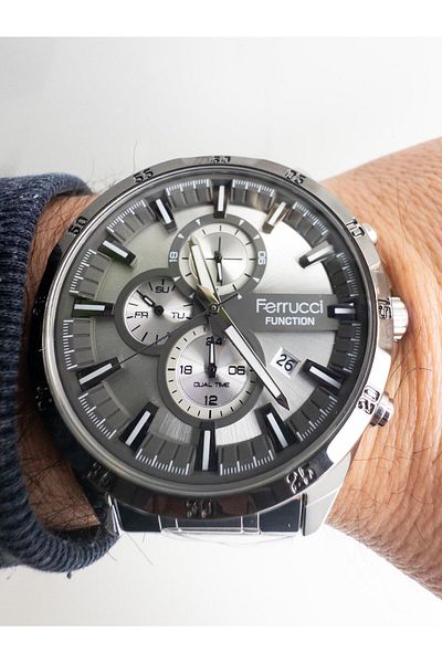 Ferrucci FCF13831FM.03 Ferrucci dual time functions active men's wristwatch