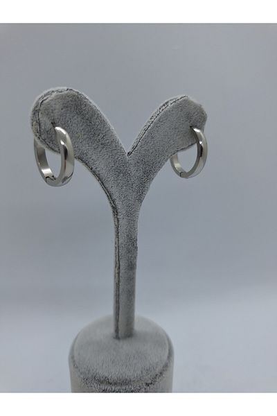stainles steel Steel Hoop Earrings Diameter 18 mm