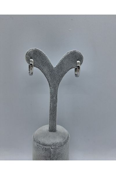 stainles steel Steel Hoop Earrings Diameter 18 mm