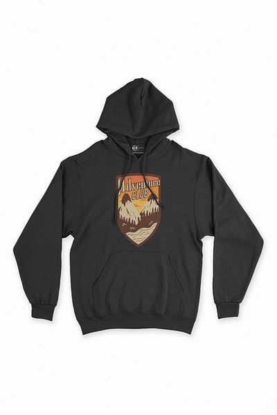 Cix Φούτερ με κουκούλα Adventure Club Black Hooded