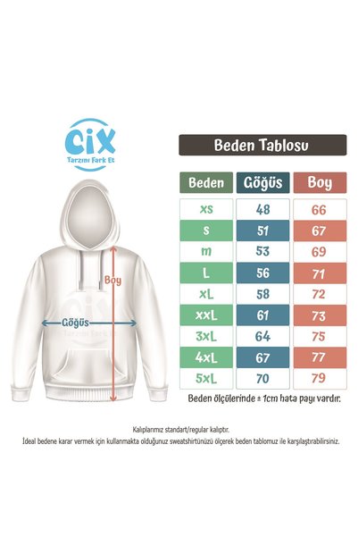 Cix Robot Design Black Hooded Sweatshirt Hoodie