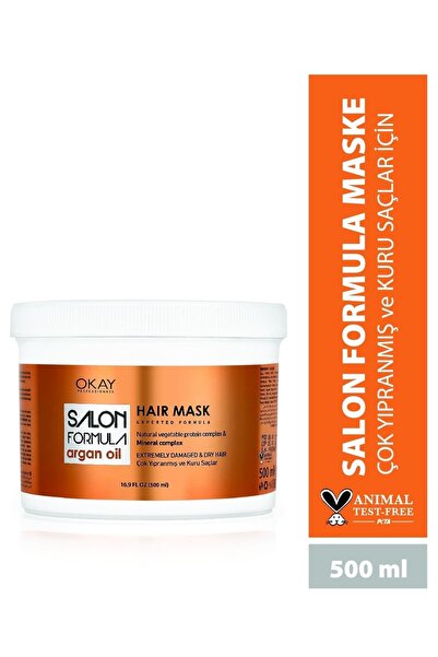 Okay Salon Formula Saç Maskesi Argan 500 ML