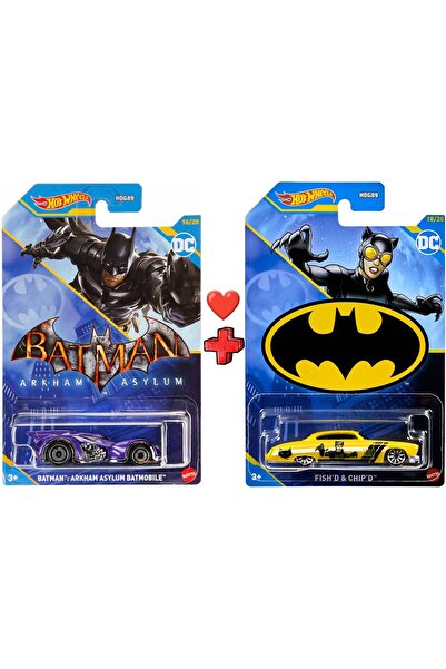 HOT WHEELS Batman ve Catwoman 2li Set Özel seri Die cast Hotwheels Koleksiyon...