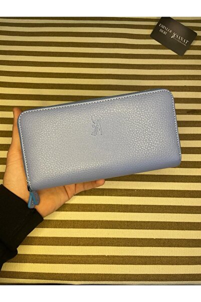 SANAT LEATHER SL-2155 çift fermuarlı 16 adet kart giriş bölmeli hakiki deri UNİSEX cüzdan SANAT LEATHER