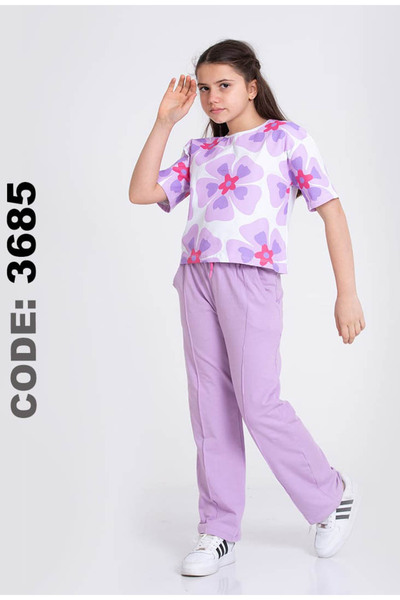 kkm Quality combed cotton girl's suit