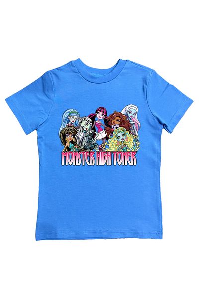 MONSTER HIGH Tricou pentru copii de vară - imprimat, bumbac pieptănat