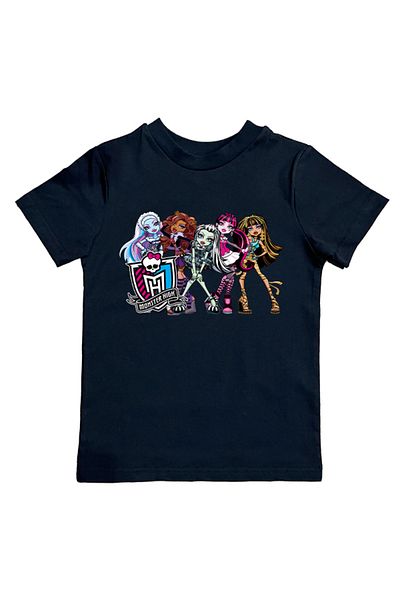 MONSTER HIGH Καλοκαιρινό Παιδικό T-Shirt - Βαμβακερό χτενισμένο με στάμπα