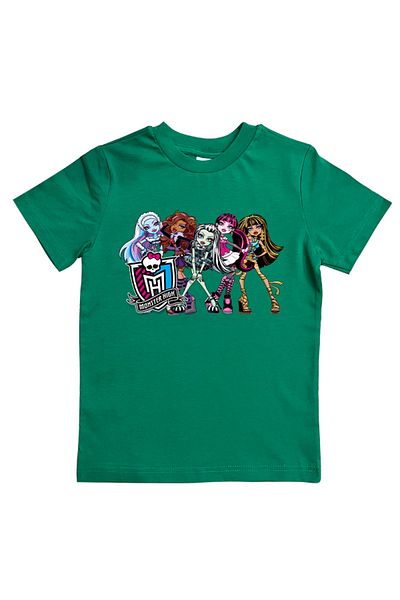 MONSTER HIGH Καλοκαιρινό Παιδικό T-Shirt - Βαμβακερό χτενισμένο με στάμπα