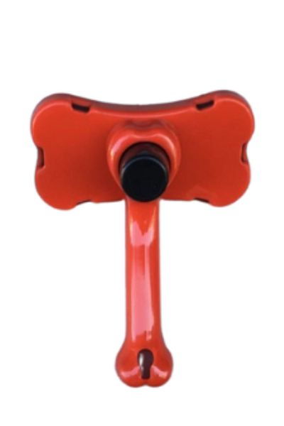 EGGBABY Cat Hair Comb Push Cat Hair Collection Comb Automatic Cleaning Cat Dog Comb Red