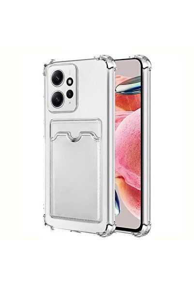 Microsonic Xiaomi Redmi Note 12 4G Card Slot Shock Kılıf Şeffaf