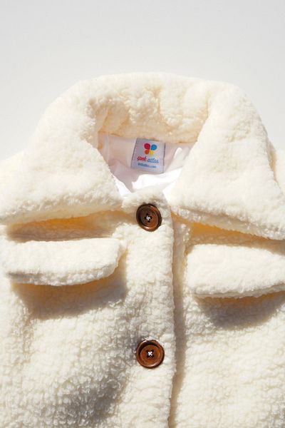 ipek atlas Baby Girl and Child Plush Jacket and Skirt Set