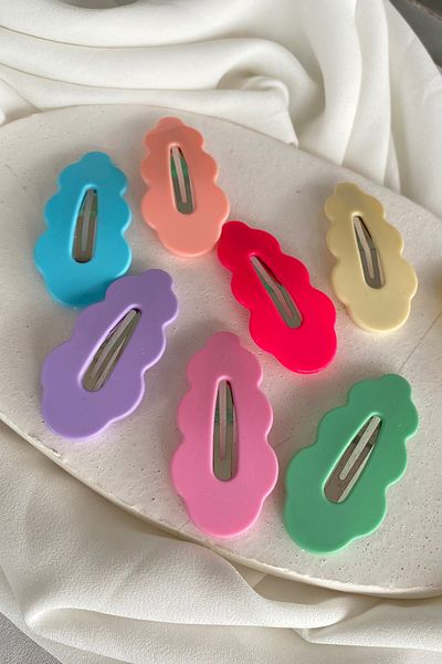 TAKIŞTIR Set of 8 Colorful Side Buckles