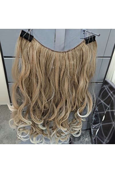 AKOLİFE Platinum Röfleli Kumral Geniş Yarımay Çıt Çıt - Mai intens decât setu...