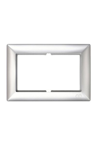 Günsan Visage Silver Double Socket Frame