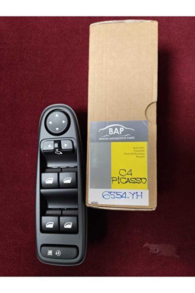 OEM CİTROEN C4 PİCASSO CAM AÇMA ANAHTARI ÖN SOL OEM ÜRÜN 6554.YH Uyumlu