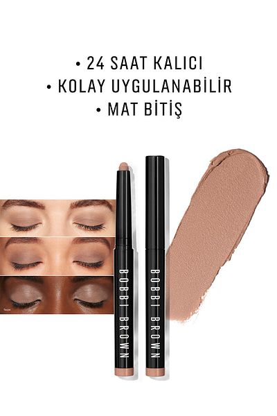 BOBBI BROWN قلم ظل كريمي من Längenbetezi - قلم ظلال عيون رمادي داكن PSSN522