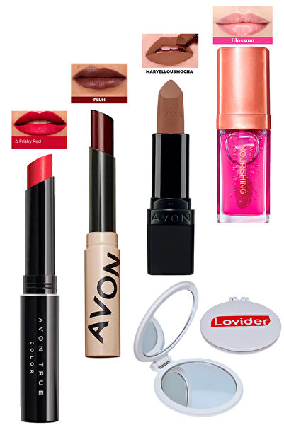 AVON أحمر الشفاه فريسكي أحمر الشفاه الملون بلوم مارفيلوس موكا ماتي أحمر الشفا...
