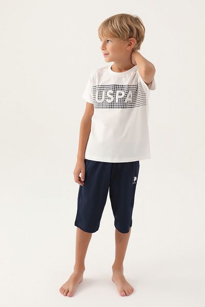 U.S. Polo Assn. مجموعة برمودا أصلية للأولاد
