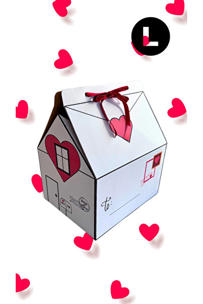 Beige & Stone Sevgililer Günü Hediye Kutusu L Boy