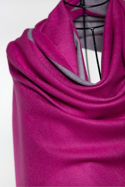 MAWLANA CASHMERE & SILK MODAL CASHMERE DOUBLE SIDED SHALL