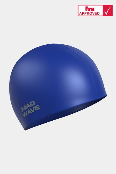 Mad Wave Înotător intensiv albastru unisex - șapcă de curse aprobată de Fına