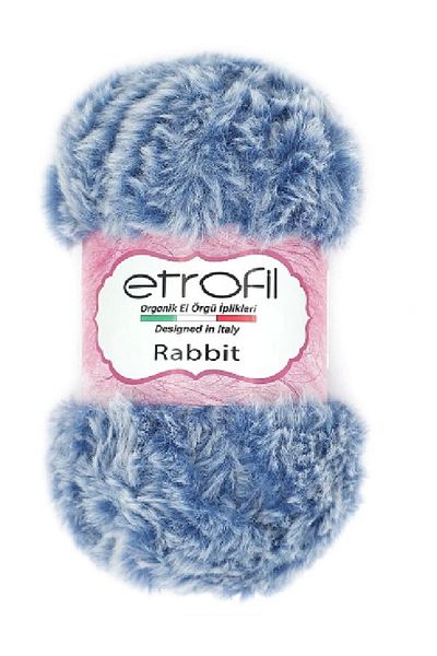 Etrofil Rabbit Knitting Rope Furry Rope Fur Rope Bag Jacket Blanket Rug Hat Sweater Coat Pillow 75301