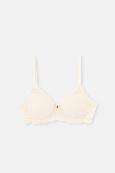 Dagi Ecrufarbener Aphrodite-Einzel-BH mit Recovery-Cups