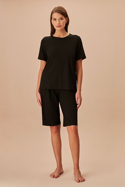 SUWEN Handy Mom Shorts Set