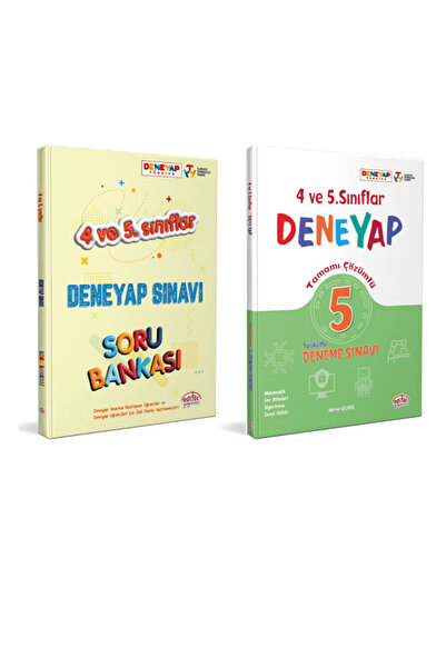 Editör Yayınevi 2024 Yeni Editör 4 ve 5. Sınıflar için Deneyap Soru Bankası-D...