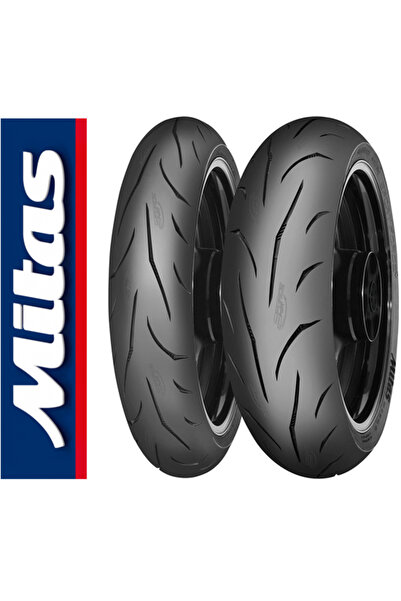 Mitas Set 120/70zr17 Evo Ve 190/50zr17 Evo Sport Force Plus Evolution Ön Arka Takım