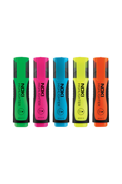 Dağtaş Kırtasiye Noki 9000 Fosforlu Kalem Seti 5 Renk