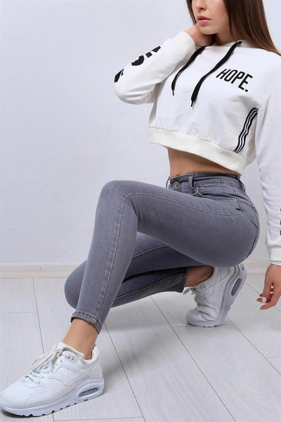 Ramrod Mahlas Special Design, Full Lycra, High Waist, Body Hugging, Gathering, Colorfast, Skinny Leg Jeans