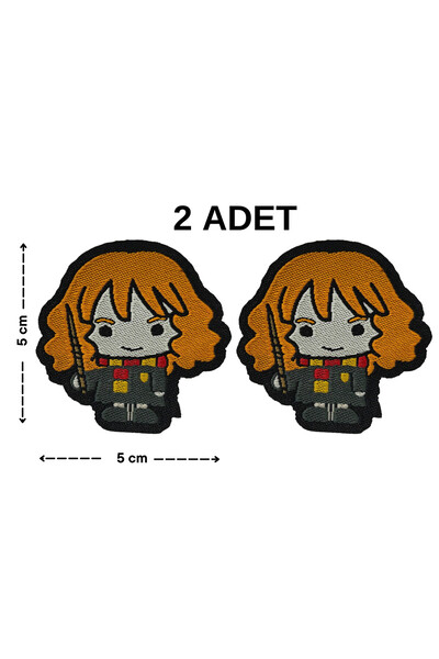 Megas Etiket معطف/رقعة هاري بوتر المنسوجة "هيرميون" الملتصقة بالكي