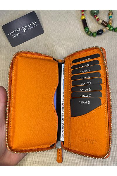 SANAT LEATHER ART LEATHER SL-616TC genuine leather phone wallet