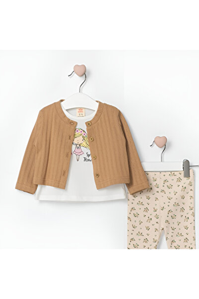 Rise Raba Baby 3-Piece Seasonal Flowers Cardigan Jacket Set 9-24 Months