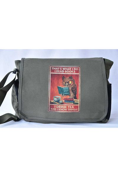 DEEFWEAR Τυπωμένη τσάντα Messenger/Τσάντα Ρυθμιζόμενη ζώνη